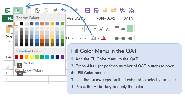 change the highlight color in excel for mac
