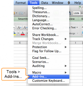 add-in for zooming on excel on mac