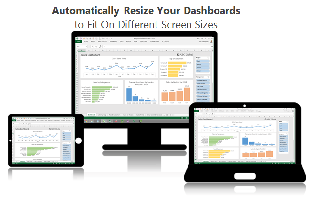 How to Make Your Excel Dashboards Resize for Different Screen
