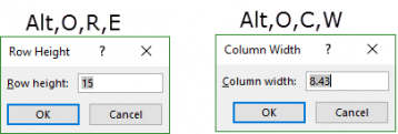 mac excel shortcut for highlightin entire row