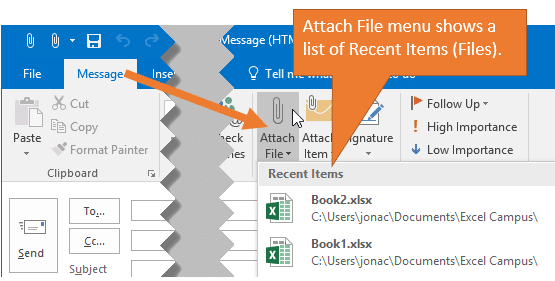 How to attach file in excel - javatpoint