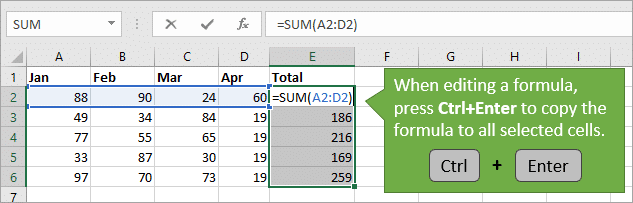 excel for mac copied formulas correctly but