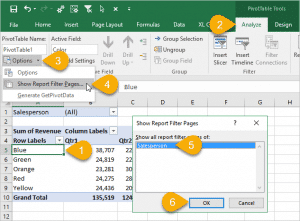 Create Multiple Pivot Table Reports with Show Report Filter Pages ...