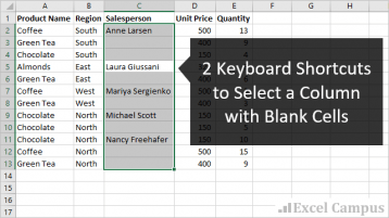 copy cells in excel keyboard shortcut