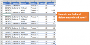 3 Ways To Delete Entire Blank Rows In Excel + Video Tutorial - Excel Campus