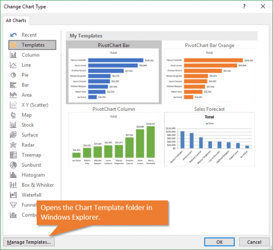 How to use Chart Templates for Default Chart Formatting - Excel Campus