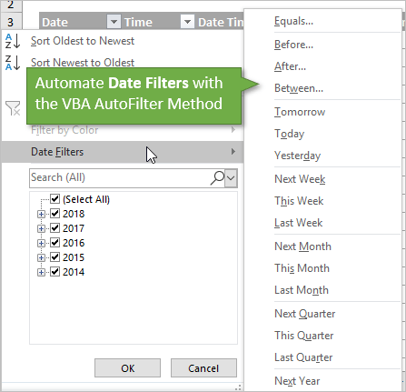 How To Filter For Colors Icons With Vba Macros In Excel Excel Campus
