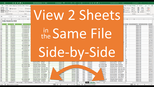 view single page in excel for mac