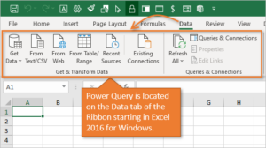 power query excel 2013